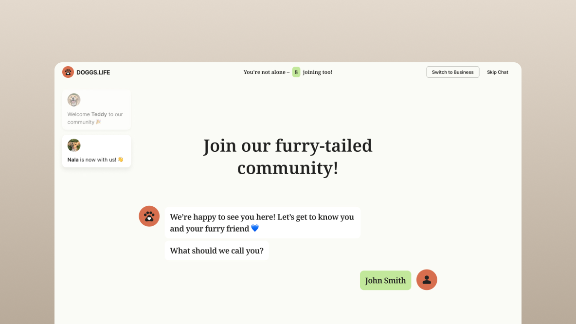 Doggs.life — a social network for dog people