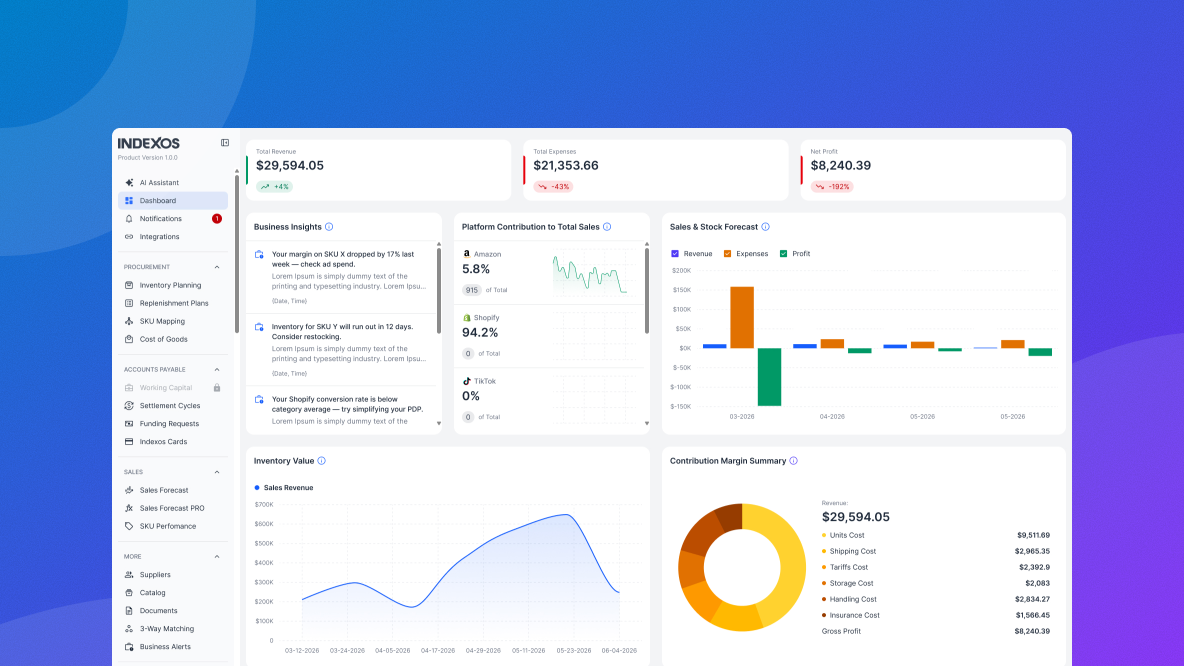 Indexos — AI-powered data & search platform